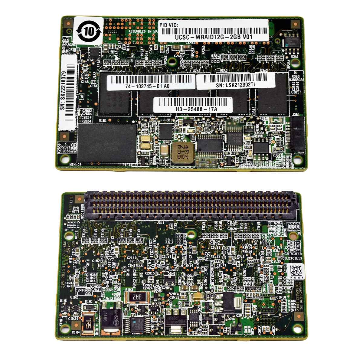 Cisco UCSC-MRAID12G-2GB 74-102745-01 H3-25488-17A 2GB RAID Controller Cache Module Cisco UCSC-MRAID12G-2GB 74-102745-01 H3-25488-17A 2GB RAID Controller Cache Module
