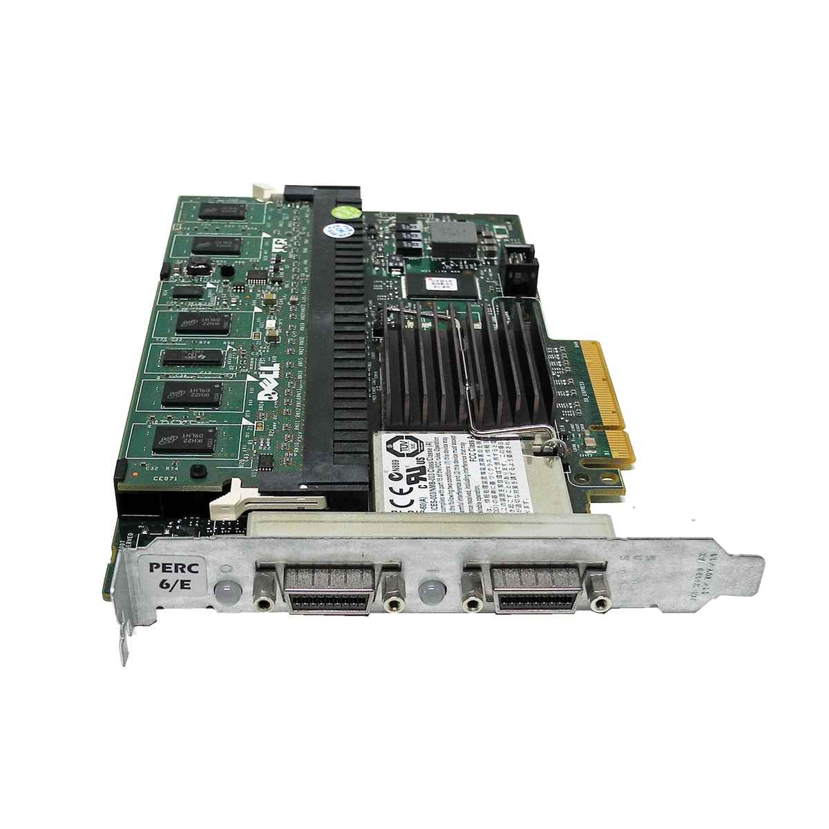 DELL PERC 6/E 3 Gb/s PCI-E x8 SAS RAID Controller 0J155F 0FY374 0PR174 0F989F DELL PERC 6/E 3 Gb/s PCI-E x8 SAS RAID Controller 0J155F 0FY374 0PR174 0F989F