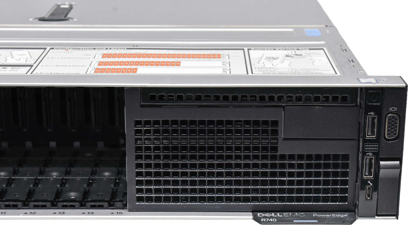 Dell-PowerEdge-R740-ohne-CPU-0-RAM-2x-Kühler-H730p-004.jpg Dell PowerEdge R740 ohne CPU 0 RAM 2x Kühler H730p Controller 16x SFF 2,5