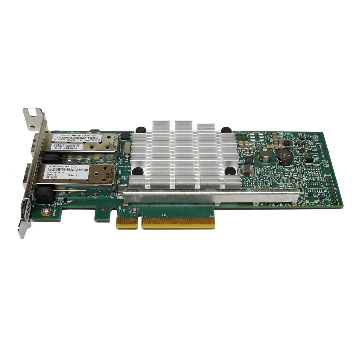 IBM 94Y5181 BroadCom NetXtreme Dual-Port 10Gb FC SFP+ Network Adapter LP IBM 94Y5181 BroadCom NetXtreme Dual-Port 10Gb FC SFP+ Network Adapter LP