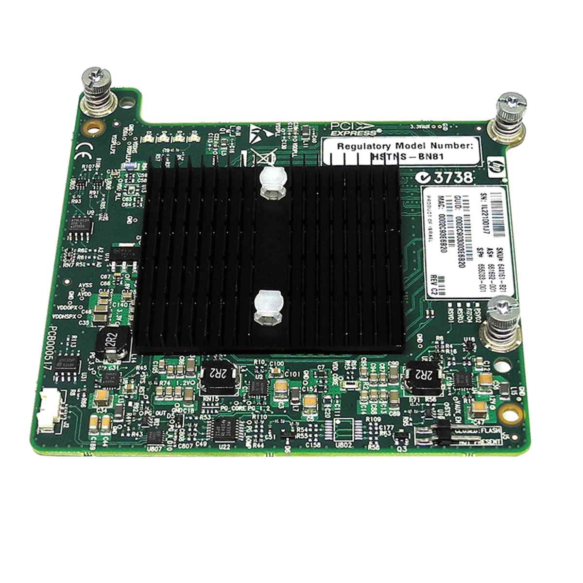 HP 544 M 10GbE Mezzanine Network Adapter für BL460c G8/G9 Blade 661692-001 HP 544 M HSTNS-BN81 10GbE Mezzanine Adapter für BL460c G9 Blade 764735-001