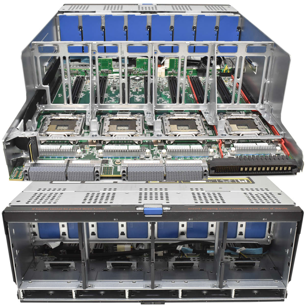 HP ProLiant DL580 G9 Processor Memory Cartridge Drawer Assembly 866427-001
