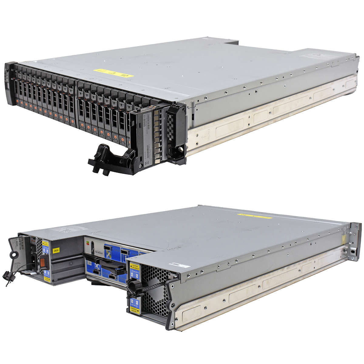 HP-XYRATEX-Compellent-Enclosure-EB-2425-1007684-01-006.jpg HP XYRATEX Compellent Enclosure EB-2425 1007684-01 2U 2x 6G SAS Controller 24x 2,5" Bay 2x PSU