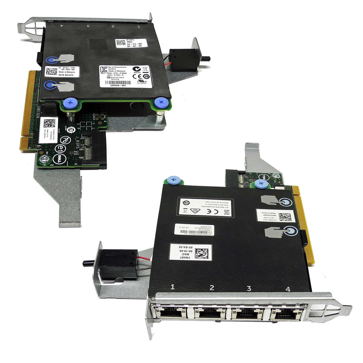 DELL-4-Port-GbE-Daughter-Card-0R1XFC-Riser-Card-08-006.jpg DELL 4-Port GbE Daughter Card 0R1XFC +Riser Card 08PX9W for PowerEdge R720 R730