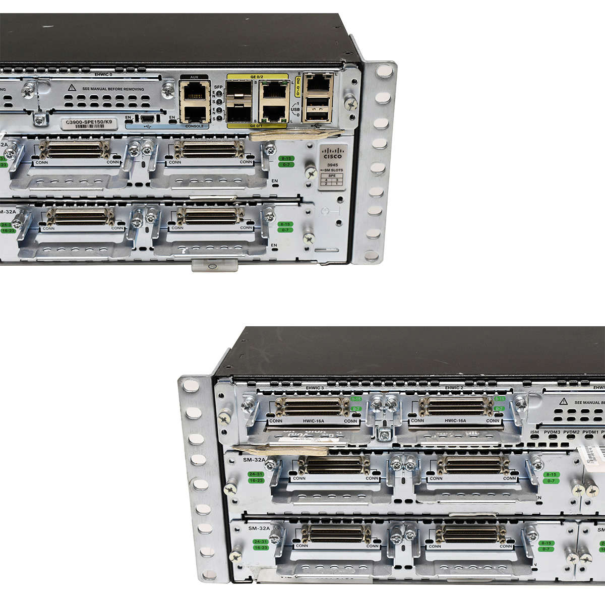 Cisco-3945-Chassis-Modul-C3900-SPE150-K9-4x-Modul-006.jpg Cisco 3945-Chassis + Modul C3900-SPE150/K9 4x Modul SM32A 10x HWIC16A 2x PSU