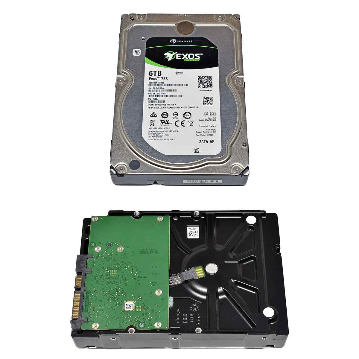 Seagate EXOS 7E8 6TB 3.5" 7.2K 6G SATA HDD ST6000NM0115 1YZ110-004