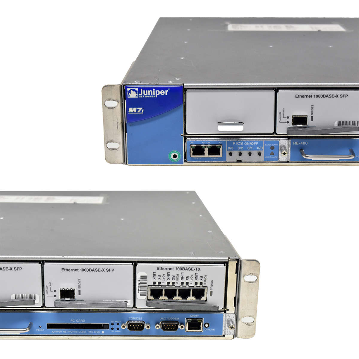 Juniper-M7i-Module-RE-400-Module-Ethernet-100Base-006.jpg Juniper M7i +Module RE-400 +Module Ethernet 100Base-TX 2x Module Ethernet 1000Base-X SFP