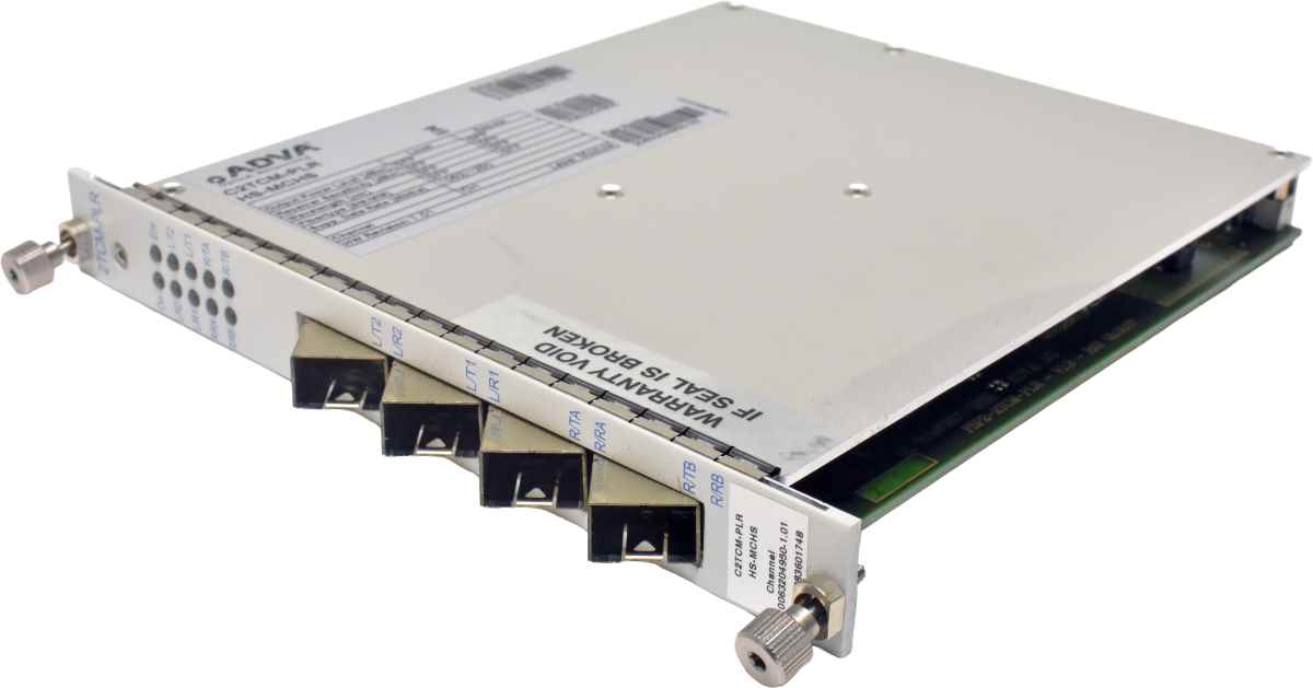 ADVA C2TCM-PLR HS-MCHS 0063204950 Quad-Port SFP CWDM Channel Module for FSP 2000
