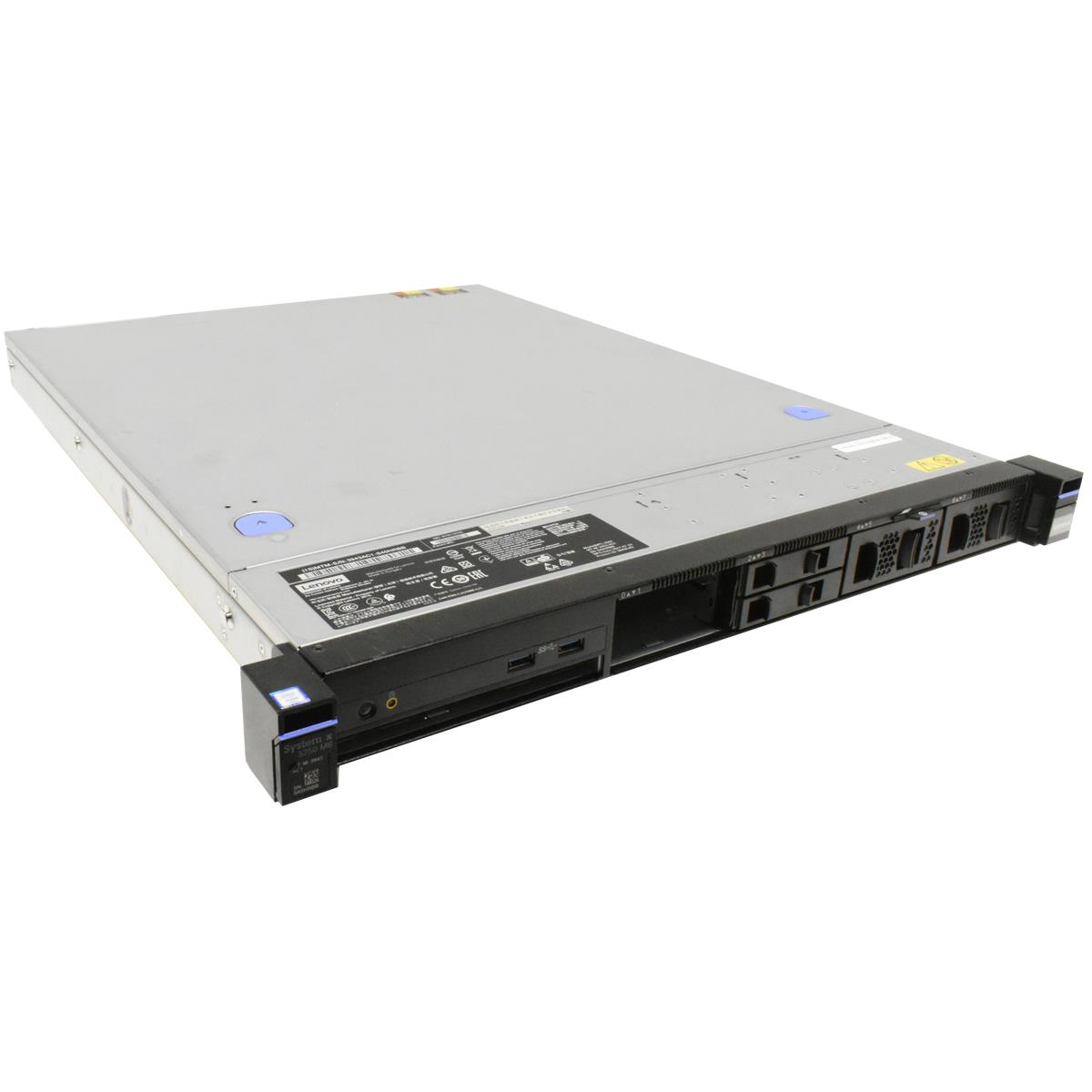 Lenovo System x3250 M6 Server E3-1220 v5 QC CPU 3.00 GHz 8GB DDR4 RAM 4x SFF 2,5 1x M1210