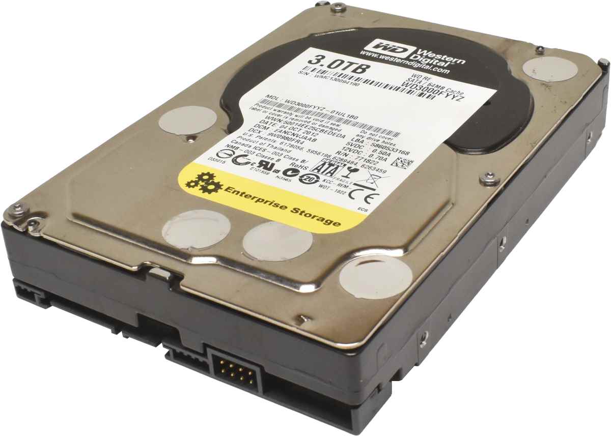 Western Digital RE 3TB 3.5" 7.2K SATA 6G HDD Festplatte WD3000FYYZ-01ULB0