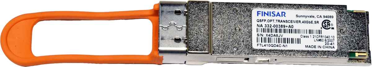 Finisar FTL410QD4C-N1 332-00389 4 Lanes 850nm MPO Transceiver Module Finisar FTL410QD4C-N1 332-00389 4 Lanes 850nm MPO Transceiver Module