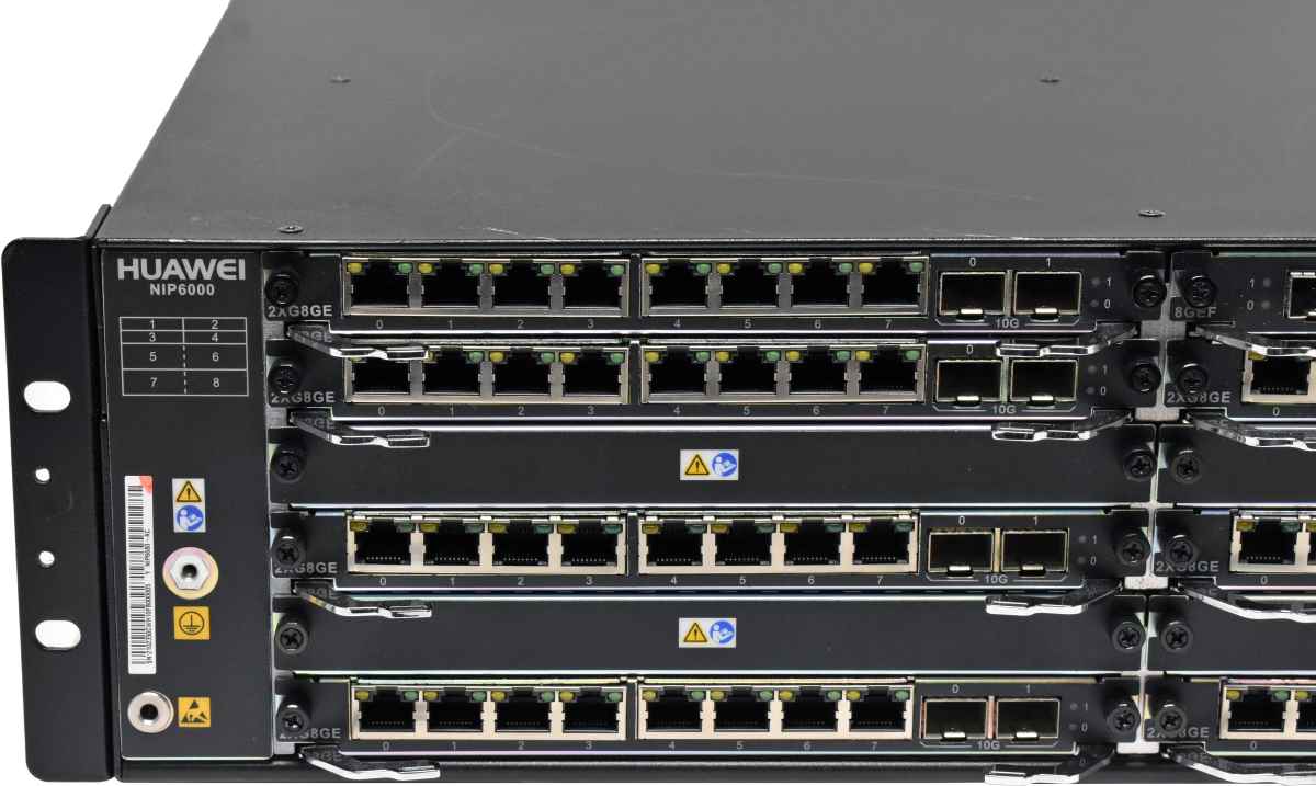 Huawei NIP6680 3U Intrusion Prevention System 10x Modules
