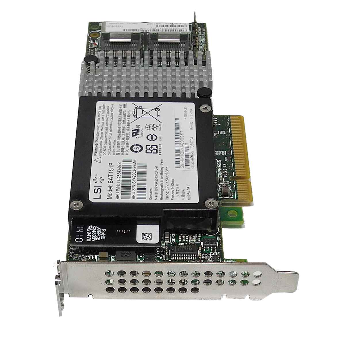 Sun Oracle 7047503 LSI MR SAS 9261-8i 6G PCIe x8 RAID Controller +BBU +SAS Kabel