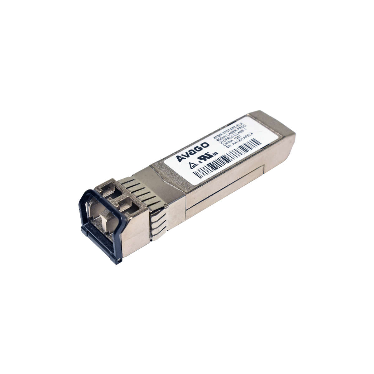 Avago-AFBR-57D7APZ-ELX-8-5G-850nm-Mini-GBIC-SFP-Tr-002.jpg Avago AFBR-57D7APZ-ELX 8.5G 850nm Mini GBIC SFP+ Transceiver