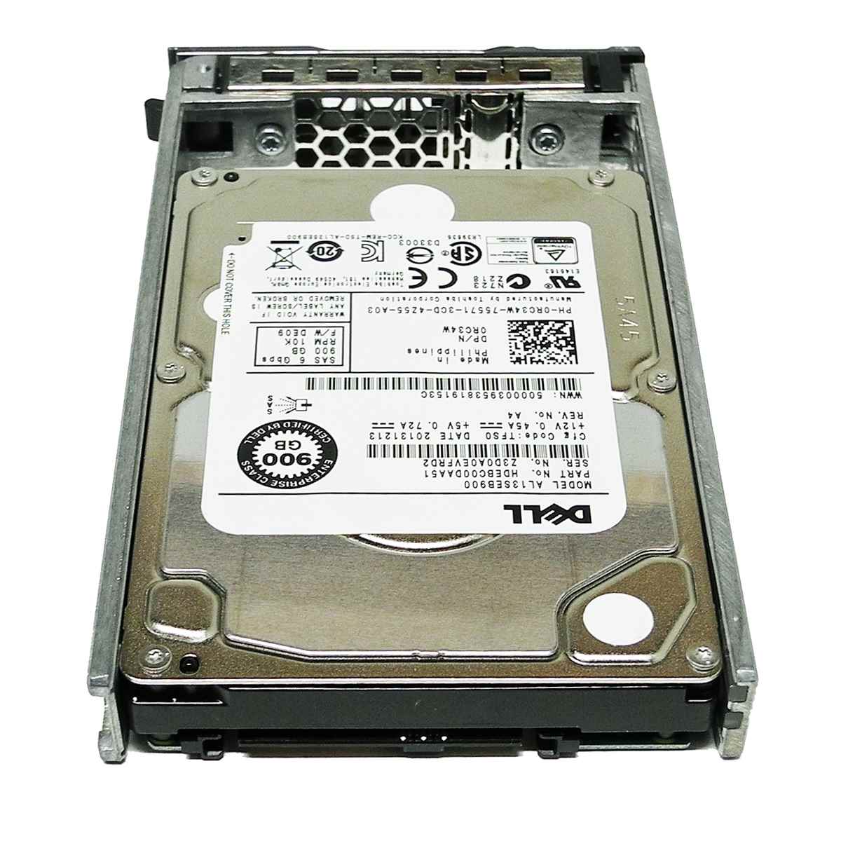 Dell Toshiba HDD Festplatte 900GB 2.5" 10k 6Gbps SAS AL13SEB900 0RC34W +Rahmen Dell Toshiba HDD Festplatte 900GB 2.5" 10k 6Gbps SAS AL13SEB900 0RC34W +Rahmen