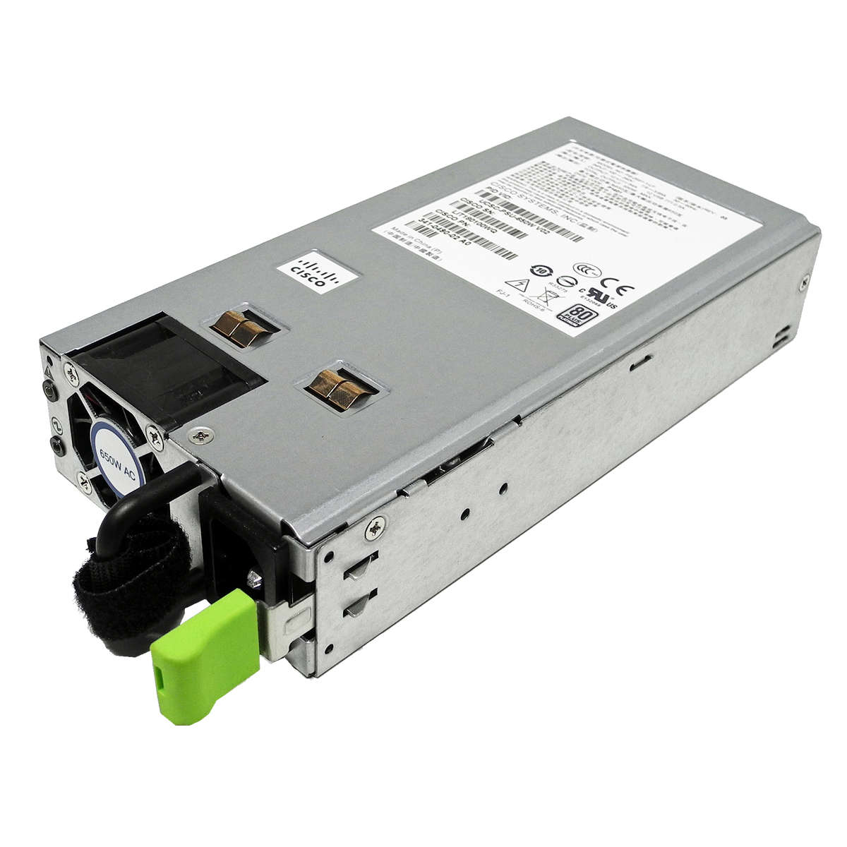 Cisco-Power-Supply-Netzteil-UCSC-PSU-650W-V02-650W-001.jpg Cisco Power Supply / Netzteil UCSC-PSU-650W V02 650W für C220/240 M3 Server
