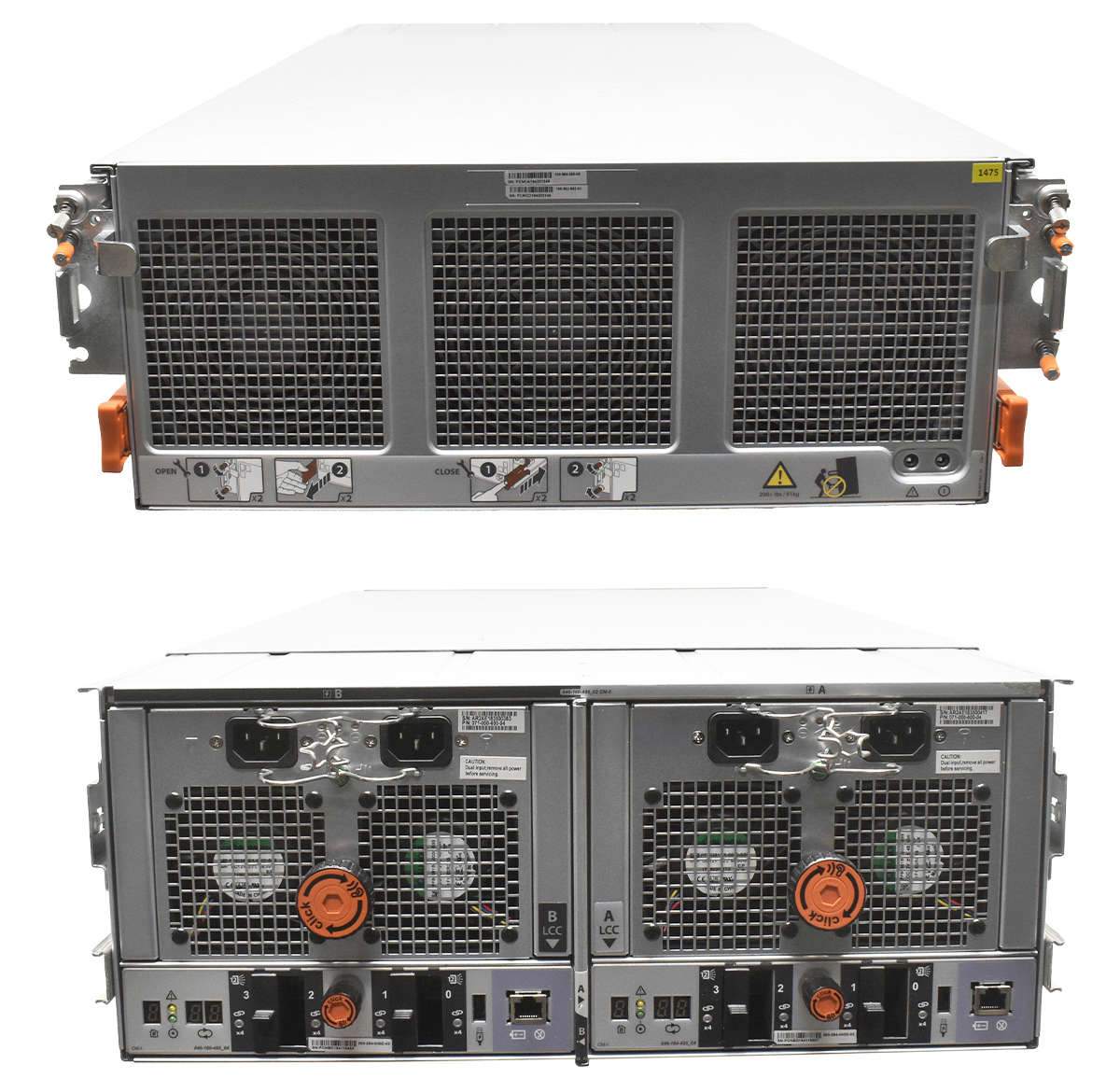 EMC-CYAE-DS60-Storage-2x-CM1-303-284-000D-02-Contr-003.jpg EMC CYAE DS60 Storage 2x CM1 303-284-000D-02 Controller Module 45x HDD Rahmen 60 Bay 3,5"