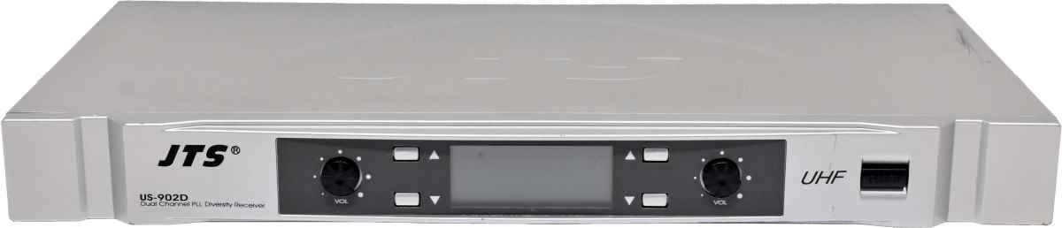 JTS US-902D UHF Dual Channel PLL Diversity Receiver JTS US-902D UHF Dual Channel PLL Diversity Receiver