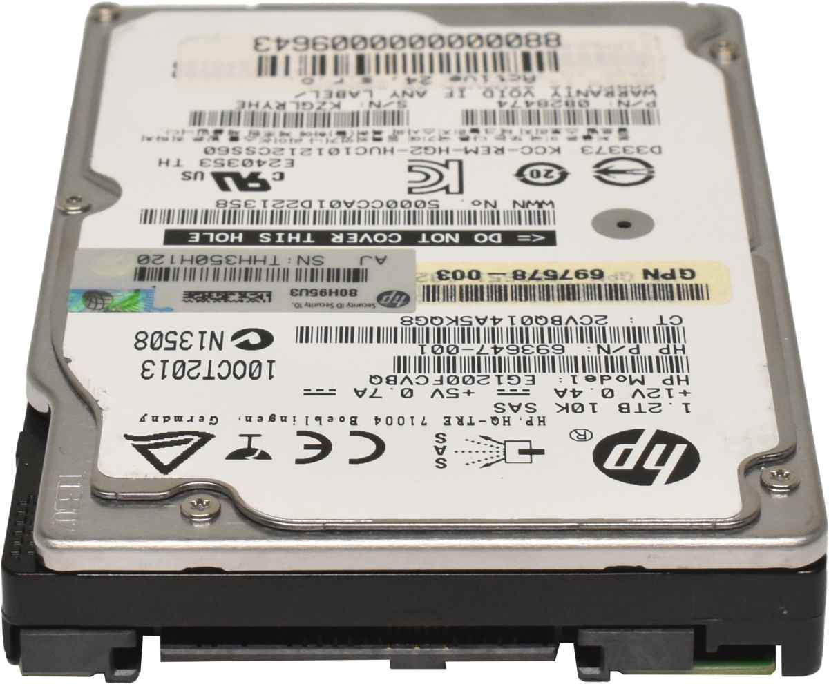 HP 1.2TB 2.5" 6G 10K SAS HDD Festplatte EG1200FCVBQ 693647-001 0B28474 HP 1.2TB 2.5" 6G 10K SAS HDD Festplatte EG1200FCVBQ 693647-001 0B28474