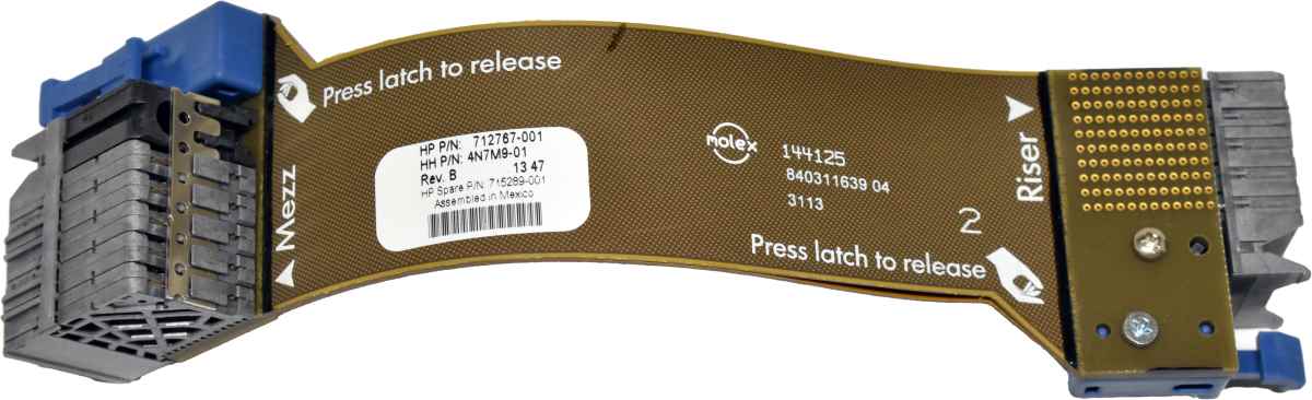 HP Graphics Expansion Kabel für WS460c G9 Graphics Blade 712767-001