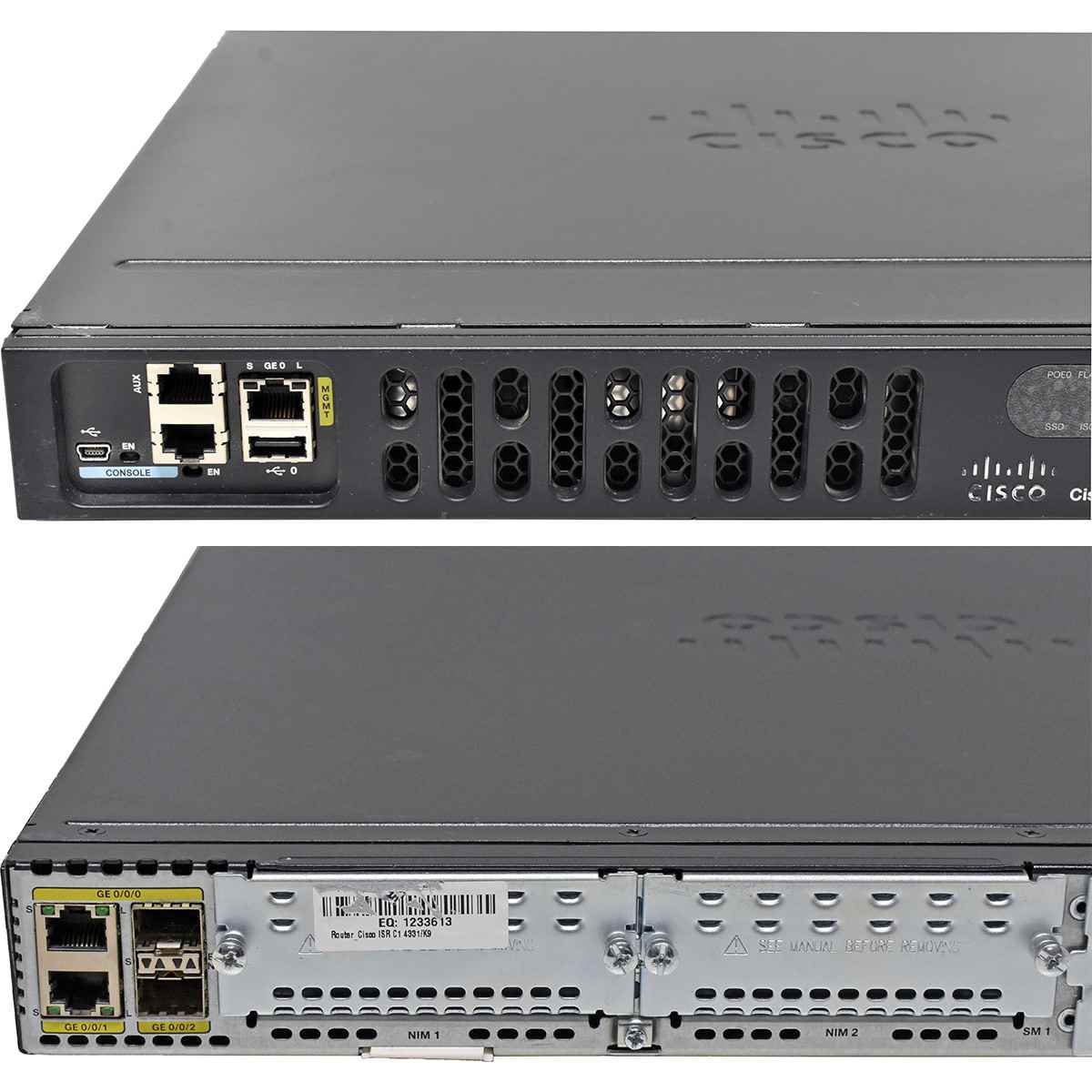 Cisco 4300 Series ISR4331/K9 GE Integrated Services Router Cisco 4300 Series ISR4331/K9 GE Integrated Services Router