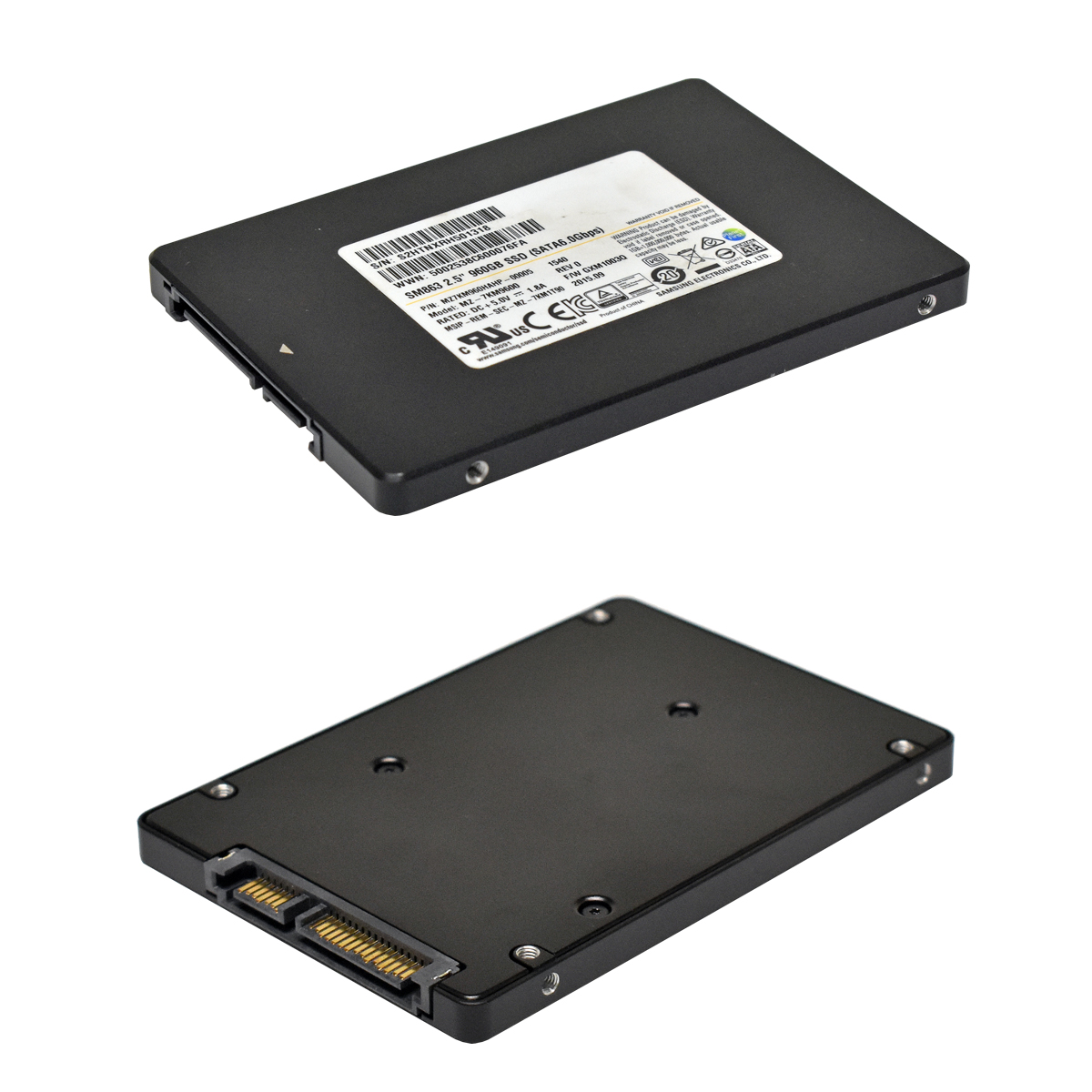 Samsung MZ-7KM9600 MZ7KM960HAHP 960GB 6G 2,5Zoll SATA SSD Samsung MZ-7KM9600 MZ7KM960HAHP 960GB 6G 2,5Zoll SATA SSD