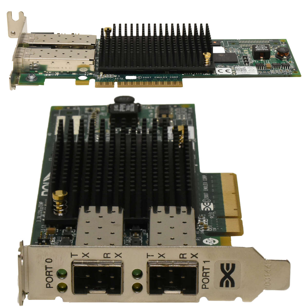 EMULEX-DELL-LightPulse-LPE12002-8Gb-PCIe-x8-FC-Ser-001.jpg EMULEX / DELL LightPulse LPE12002 8Gb PCIe x8 FC Server Adapter 0R7WP7 R7WP7