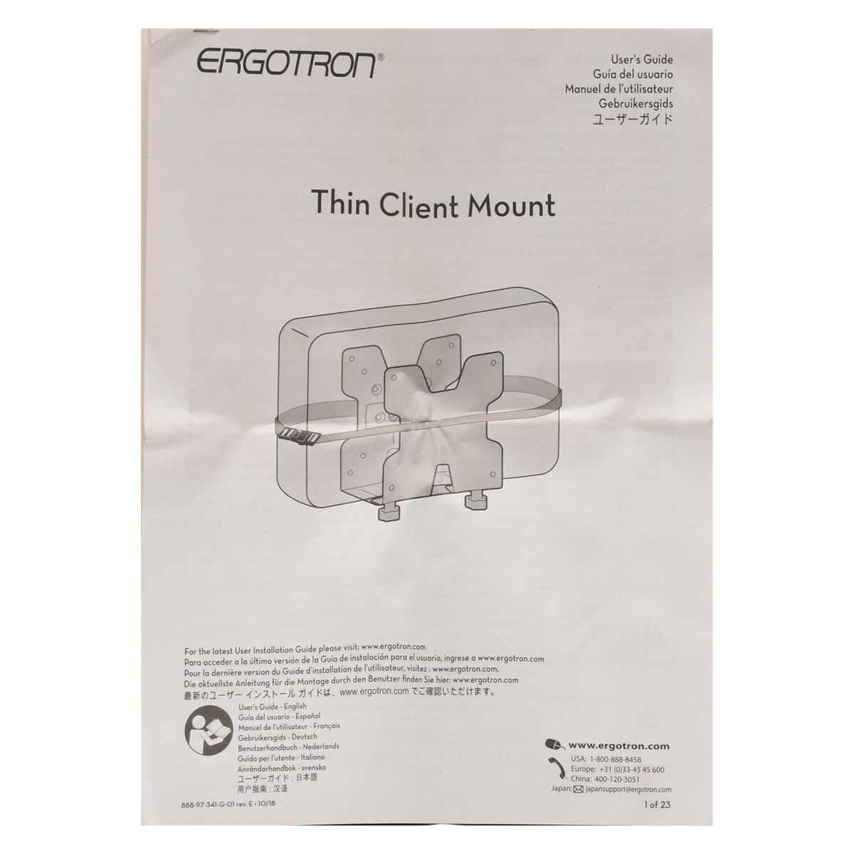 Ergotron Thin Client Halterung 80-107-200 universal OVP Neu Ergotron Thin Client Halterung 80-107-200 universal OVP Neu