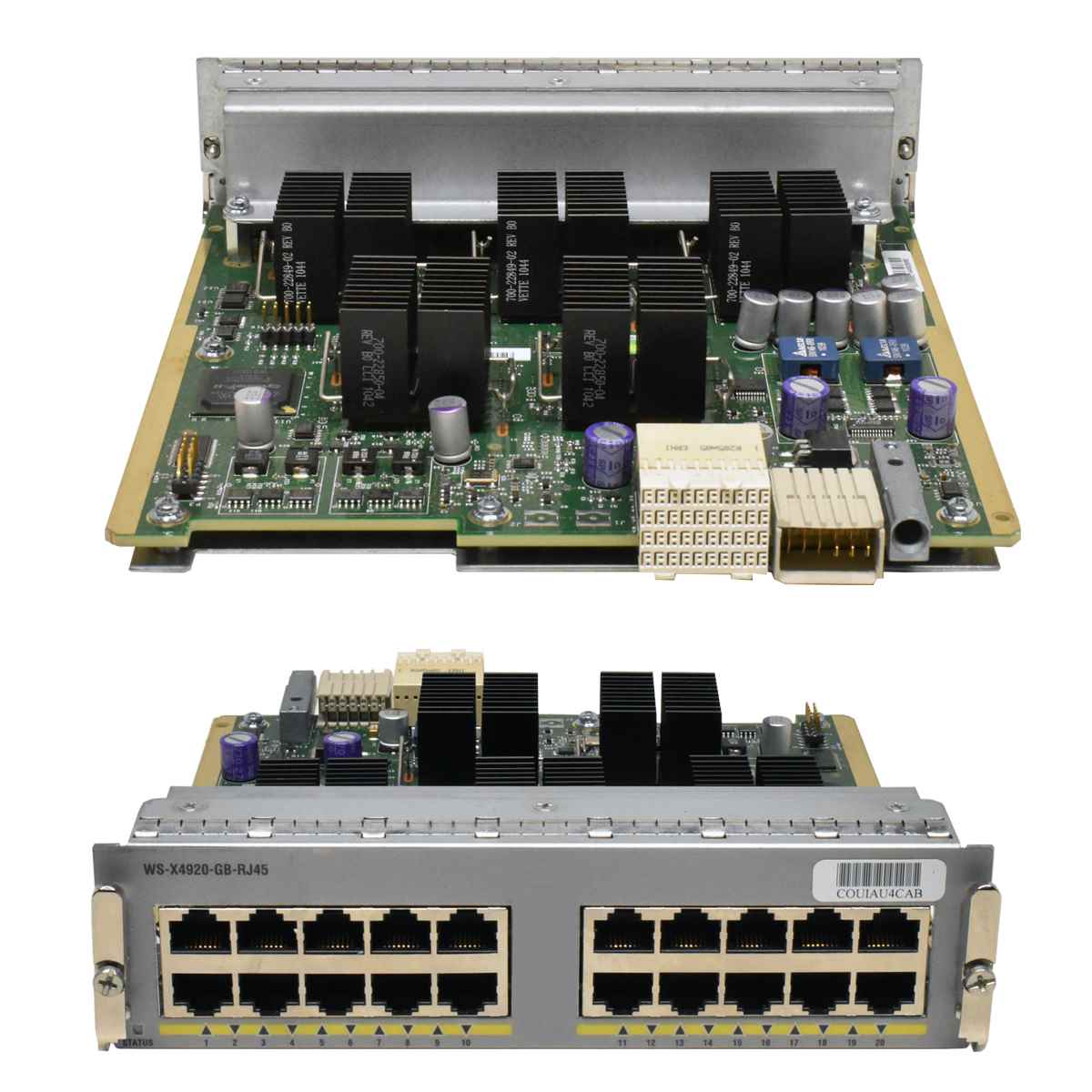 Cisco WS-X4920-GB-RJ45 Switch 20-port 10/100/1000 RJ-45 for Catalyst 4900M Cisco WS-X4920-GB-RJ45 Switch 20-port 10/100/1000 RJ-45 for Catalyst 4900M