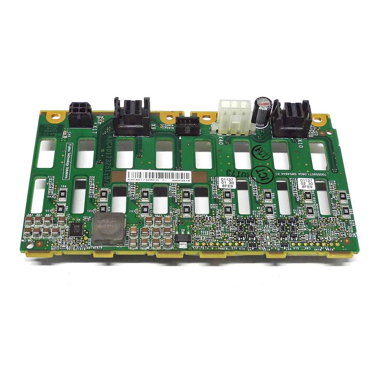 Fujitsu A3C40173252 8x2,5" HDD SAS Backplane for Primergy RX2520 M4 +Power Kabel Fujitsu A3C40173252 8x2,5" HDD SAS Backplane for Primergy RX2520 M4 +Power Kabel