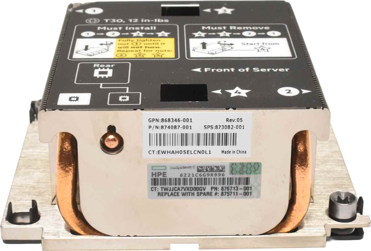 HP CPU Heatsink / Kühler für Synergy 480/660 G10 868345-001 874086-001