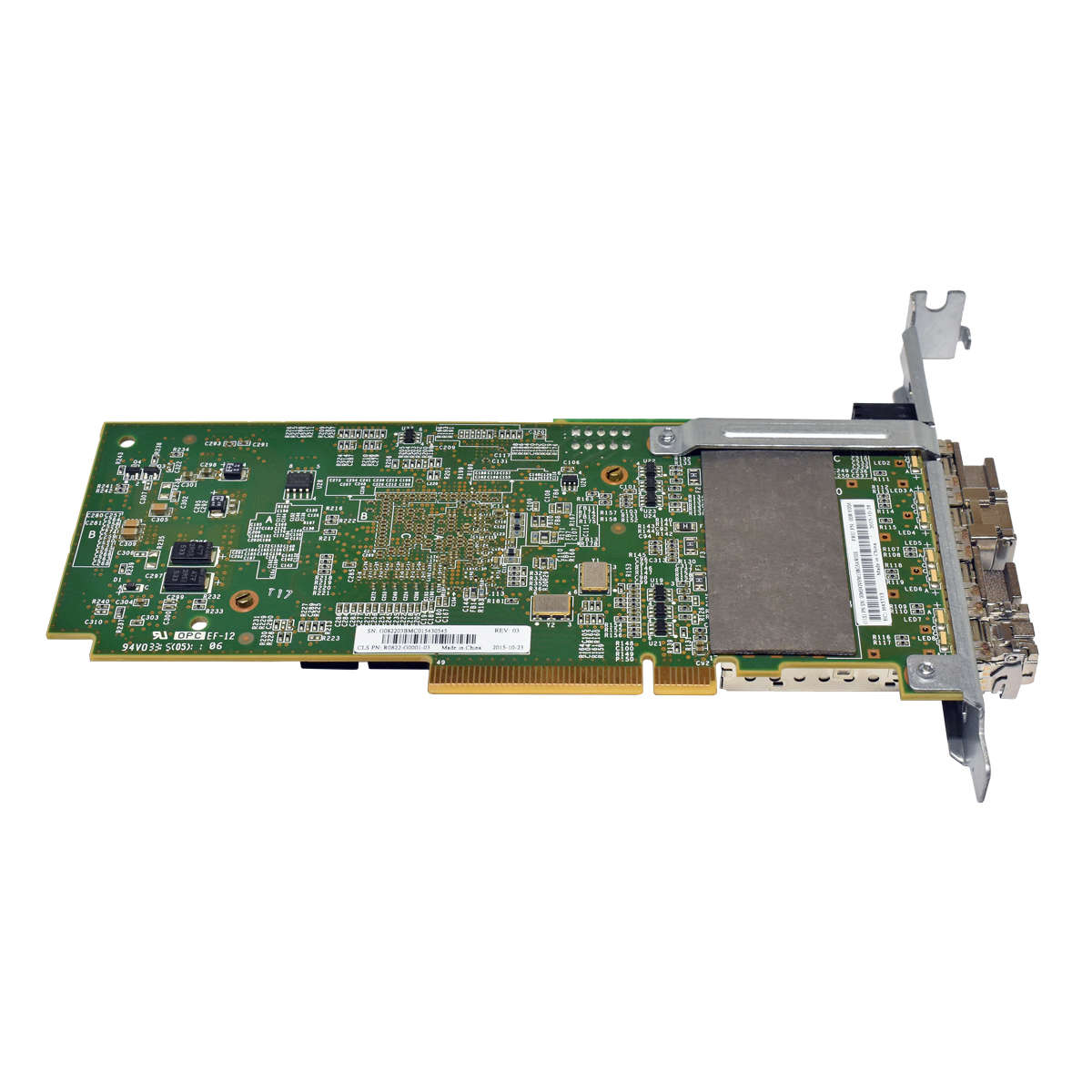 IBM-16G-4-Port-SFP-Netzwerkkarte-Network-Card-00RY-003.jpg IBM 16G 4-Port SFP+ Netzwerkkarte Network Card 00RY004 R0822-G0001-03 + 2 Mini GBICs