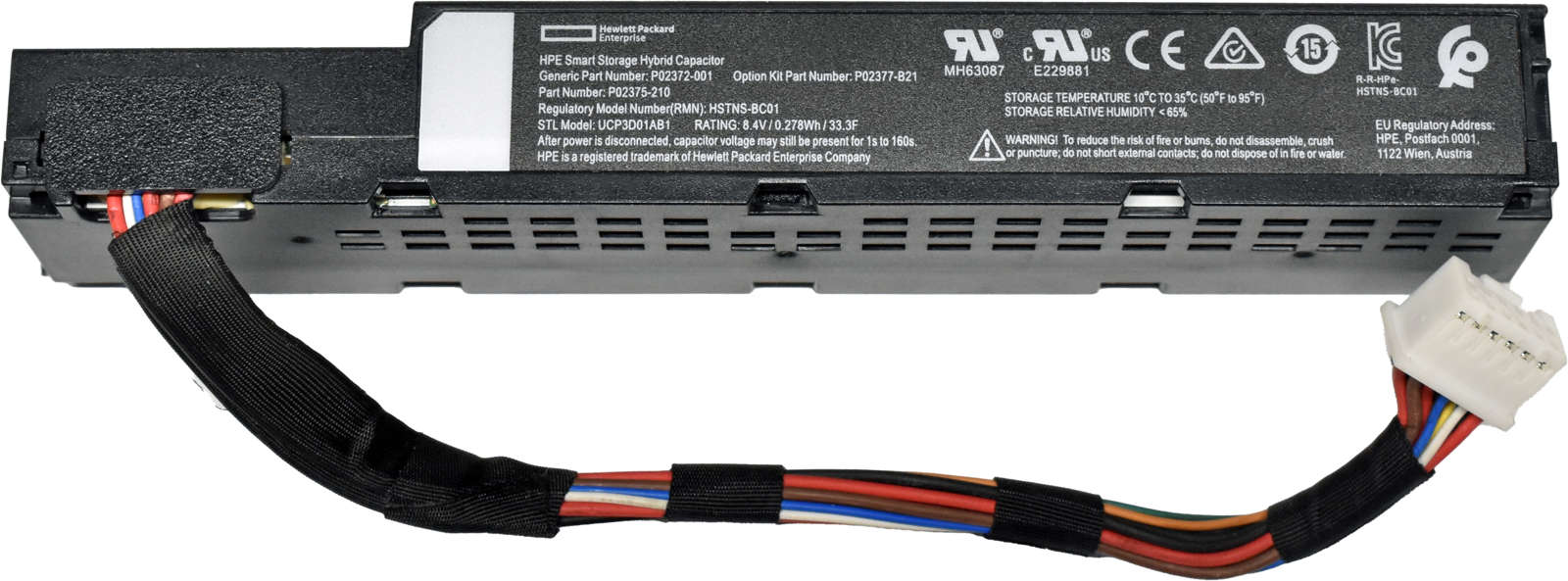 HP ProLiant DL ML SL Series Smart Storage Hybrid Capacitor P07473-001 P02372-001 P02375-210 + Cable