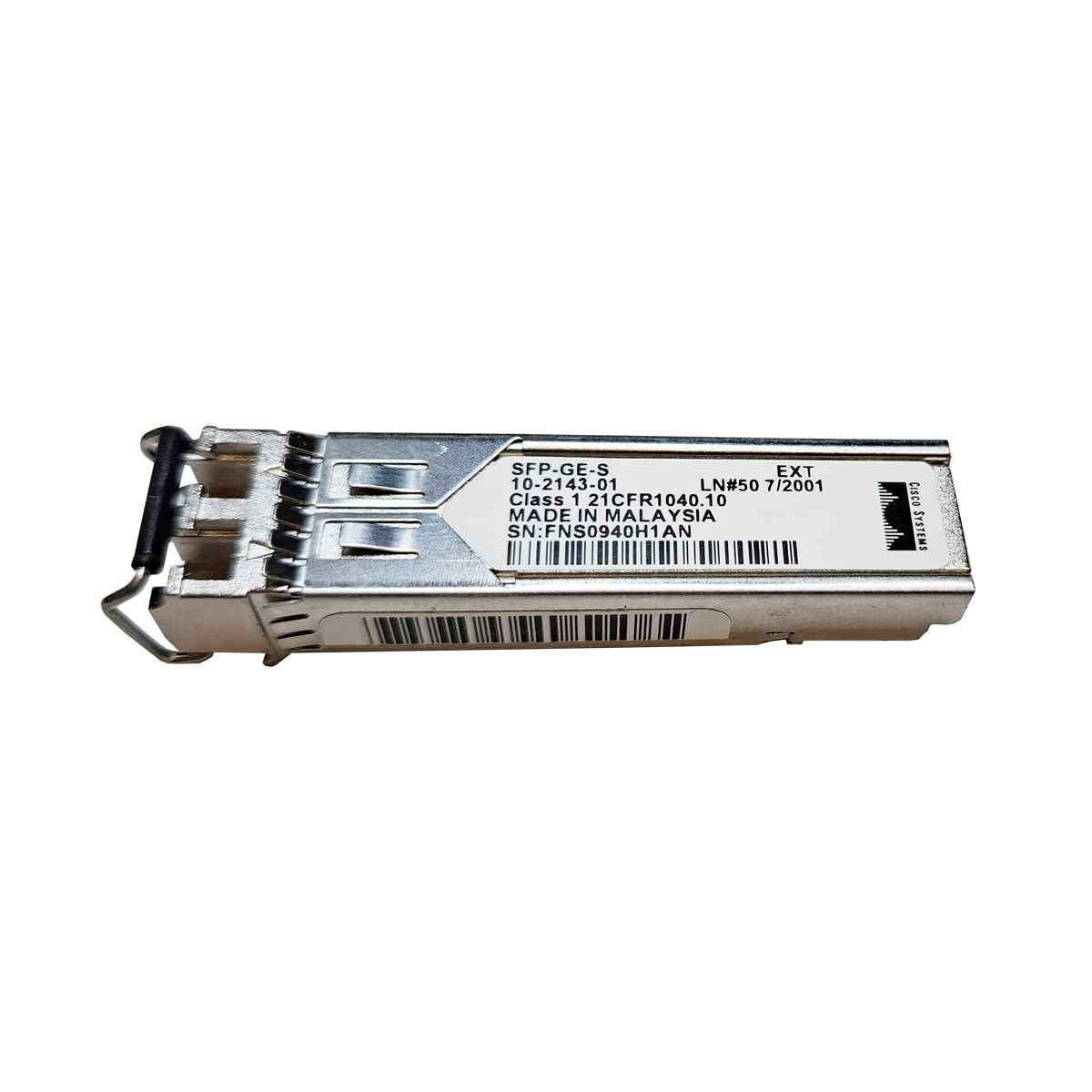 Cisco Original SFP-GE-S Transceiver DDM 850 nm Range max. 550 m MMF 10-2143-01 Cisco Original SFP-GE-S Transceiver DDM 850 nm Range max. 550 m MMF 10-2143-01