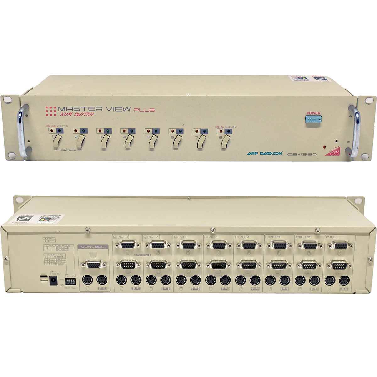 ARP DataCon CS-138D Master View PLus KVM Switch ARP DataCon CS-138D Master View PLus KVM Switch