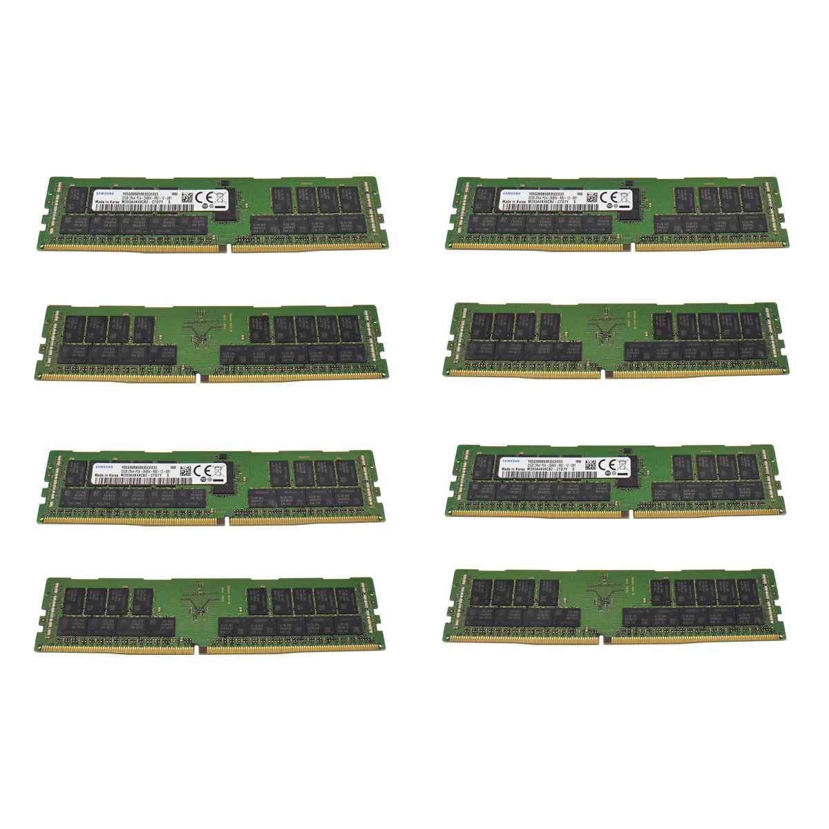 256GB Samsung 8x32GB 2Rx4 PC4-2666V DDR4 RAM M393A4K40CB2-CTD 256GB HP SKhynix 8x32GB 2Rx4 PC4-2666V DDR4 RAM HMA8GR7AFR4N-VK