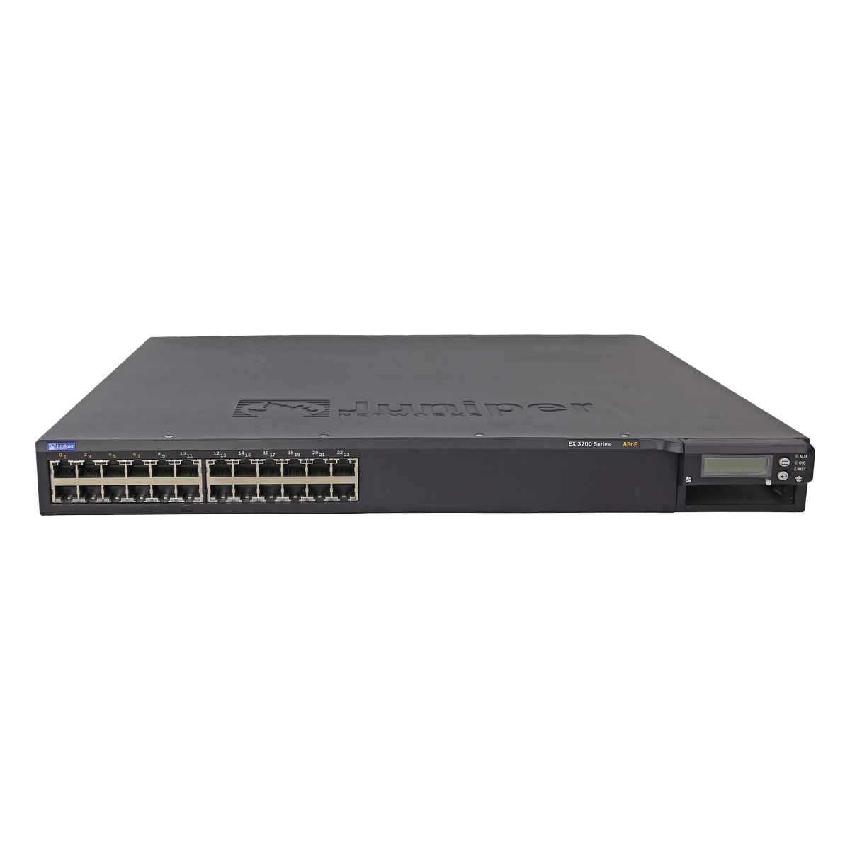 Juniper EX3200-24T 750-021261 24-Port 1000Mbits (8Ports PoE) managed PoE Switch no Rack Ears