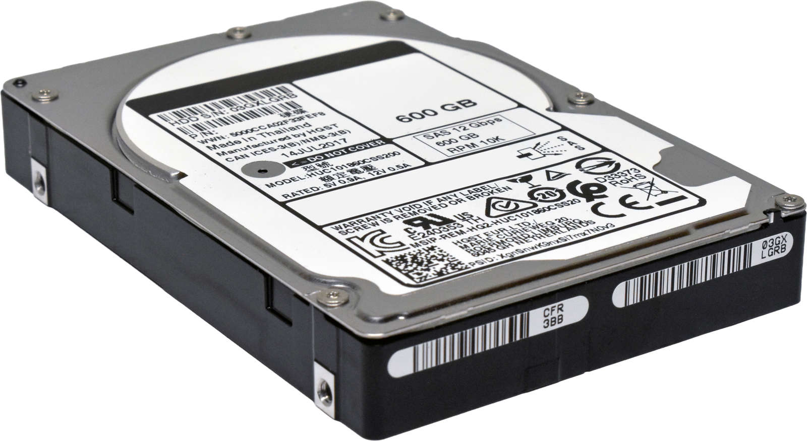 HGST-600GB-2-5-10K-128MB-Cache-12G-SAS-SED-HDD-HUC-001.jpg HGST 600GB 2.5" 10K 128MB Cache 12G SAS SED HDD HUC101860CSS200
