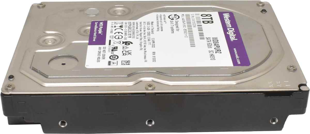 Western Digital Purple 8TB 3.5" 5.4K SATA 6G HDD Festplatte WD84PURZ-85B2YY0