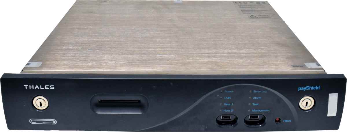Thales Hardware Security Module HSM9-12S Payshield 1600B44.06 1U Rack Thales Hardware Security Module HSM9-12S Payshield 1600B44.06 1U Rack