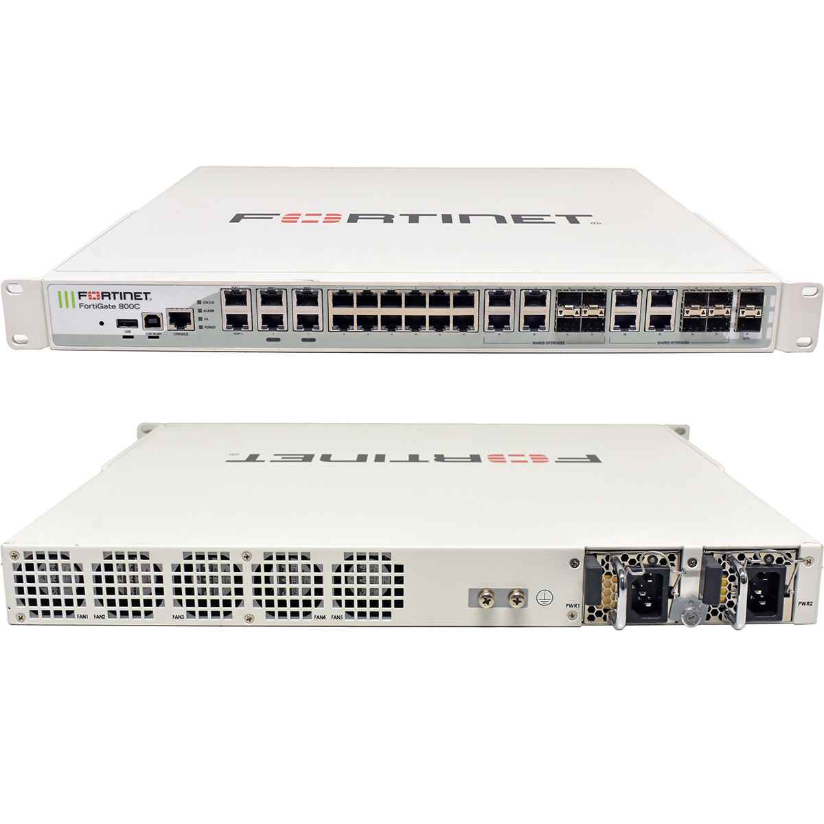 FORTINET FortiGate FG-800C 22-Port RJ-45 GE Security Appliance 8x SFP 2x SFP+ +10G Mini GBIC FORTINET FortiGate FG-800C 22-Port RJ-45 GE Security Appliance 8x SFP 2x SFP+ +10G Mini GBIC