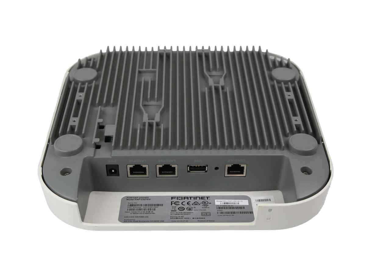 Fortinet Access Point FortiAP-U321EV FAP-U321EV Dual-Port GE 802.11ac Wave 2 Dual Band No AC Adapter