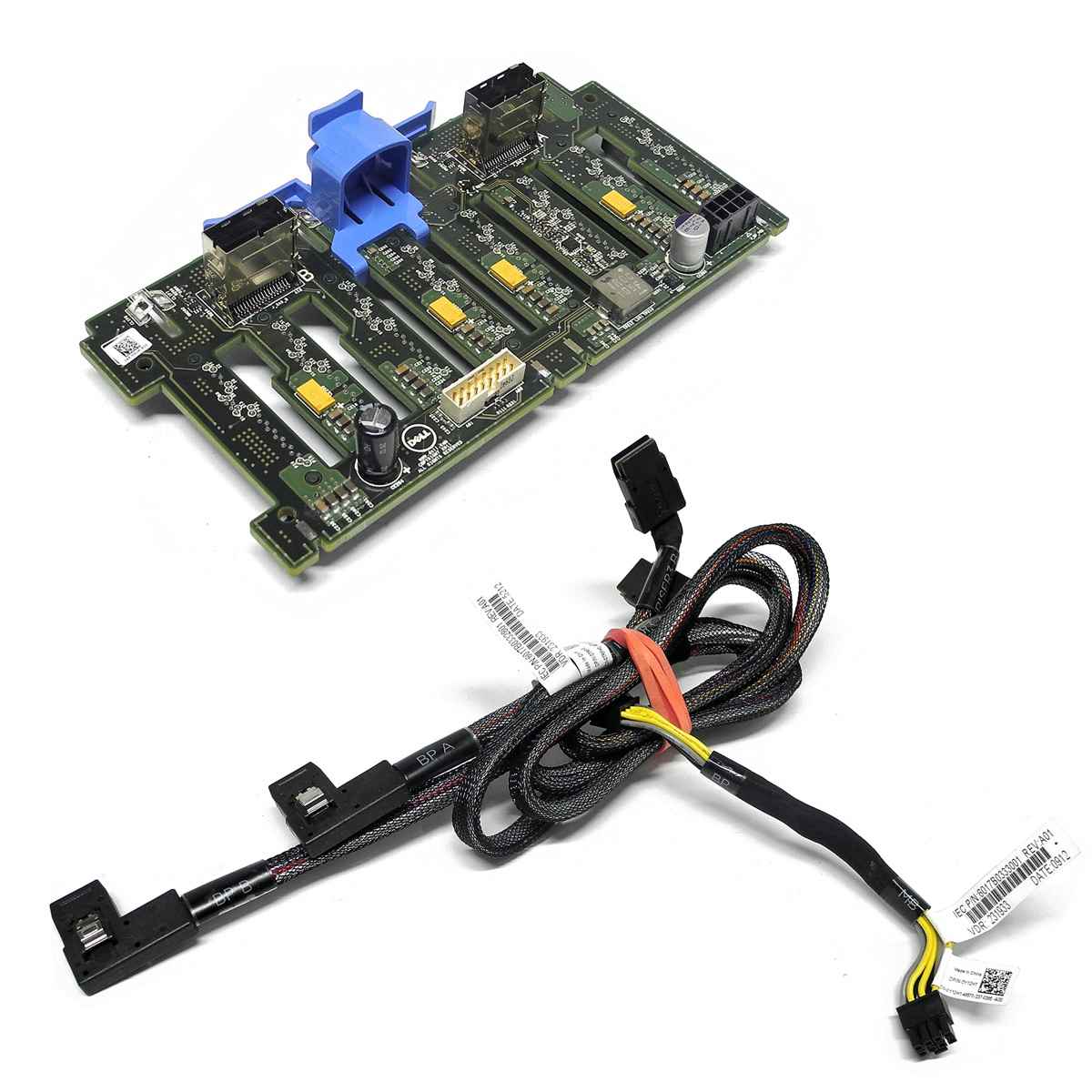 DELL PowerEdge R720 R820 8x2.5" SAS Backplane 022FYP + 2x SAS Kabel +Power Kabel DELL PowerEdge R720 R820 8x2.5" SAS Backplane 022FYP + 2x SAS Kabel +Power Kabel