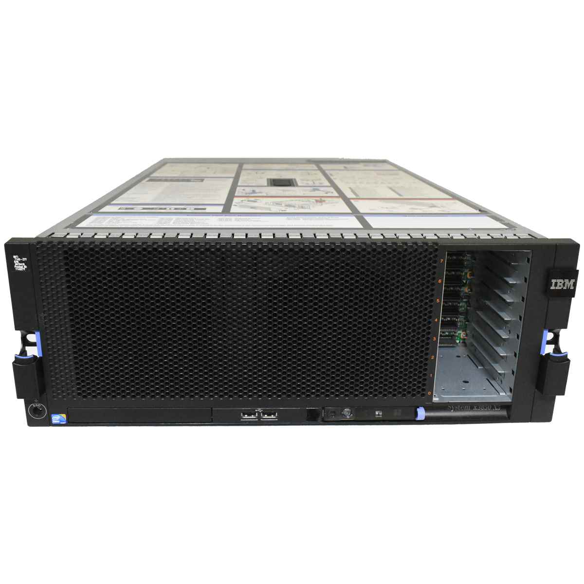 IBM Server System X3950 X5 4x E7-8870 10C 2.40GHz CPU 256 GB RAM PC3 8x SFF 2,5