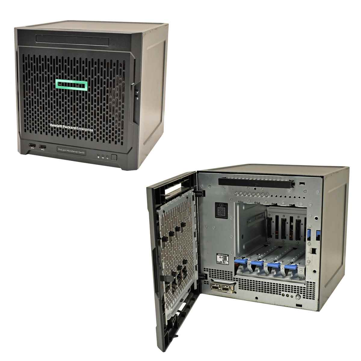 HP ProLiant MicroServer Gen10 AMD Opteron X3216 CPU 1.6GHz 8GB RAM DDR4 4xLFF HP ProLiant MicroServer Gen10 AMD Opteron X3216 CPU 1.6GHz 8GB RAM DDR4 4xLFF