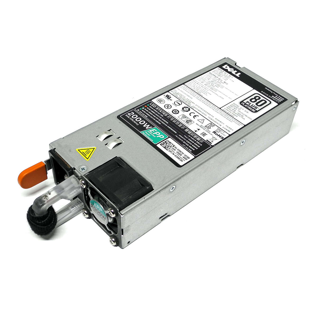 Dell Power Supply/Netzteil D2000E-S0 2000W 80 Plus Platinum für R740 R940 FX2S 0J5WMG