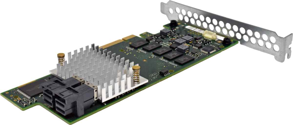 Fujitsu D3216-B13 GS3/GS4 EP420i 12Gb PCIe x8 RAID Controller 2x SAS Kabel FP