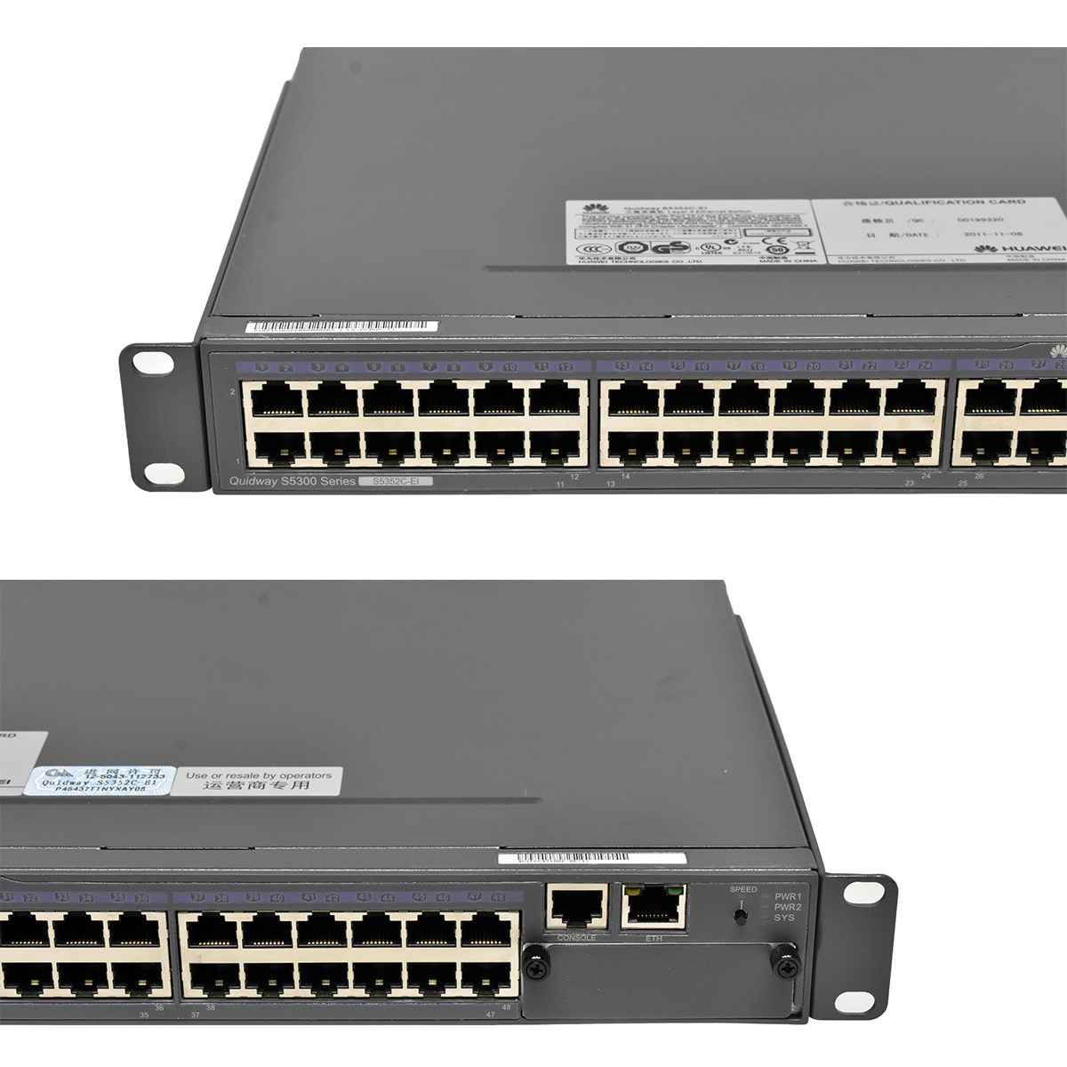 Huawei Quidway S5300 Series S5352C-EI 48-Port RJ-45 GE Huawei Quidway S5300 Series S5352C-EI 48-Port RJ-45 GE