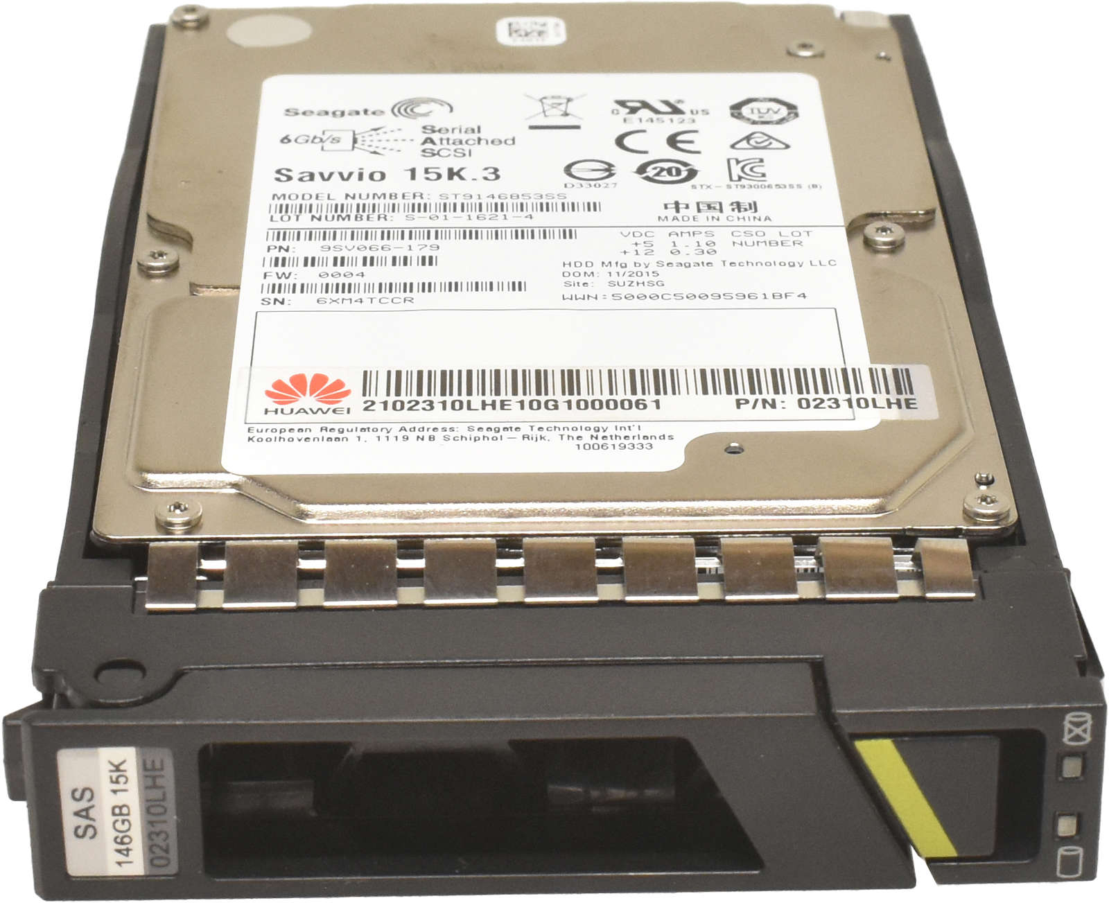 Huawei Seagate 146GB 2.5" 6G 15K SAS HDD Festplatte 02310LHE ST9146853SS