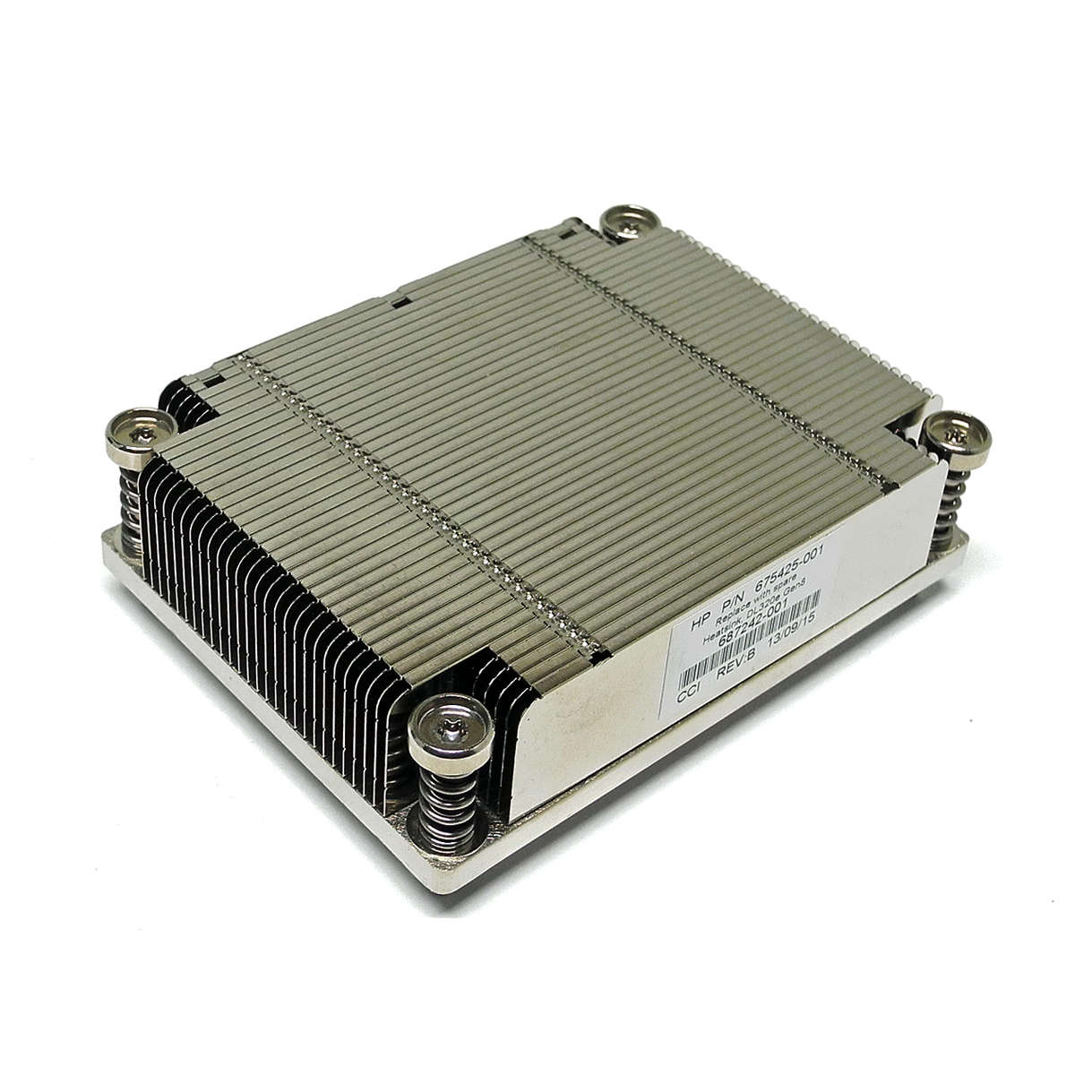 HP-ProLiant-DL320e-G8-CPU-Heatsink-Kühler-PN-67542-002.jpg HP ProLiant DL320e G8 CPU Heatsink / Kühler PN 675425-001 SP# 687242-001